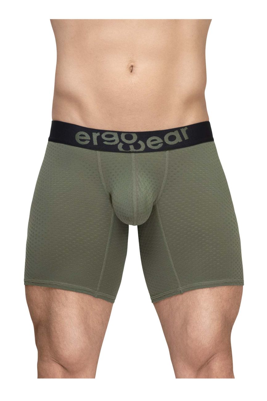 ErgoWear EW1788 MAX FLOW Boxer Briefs Color Dark Green - DealByEthan.gay loves ErgoWear