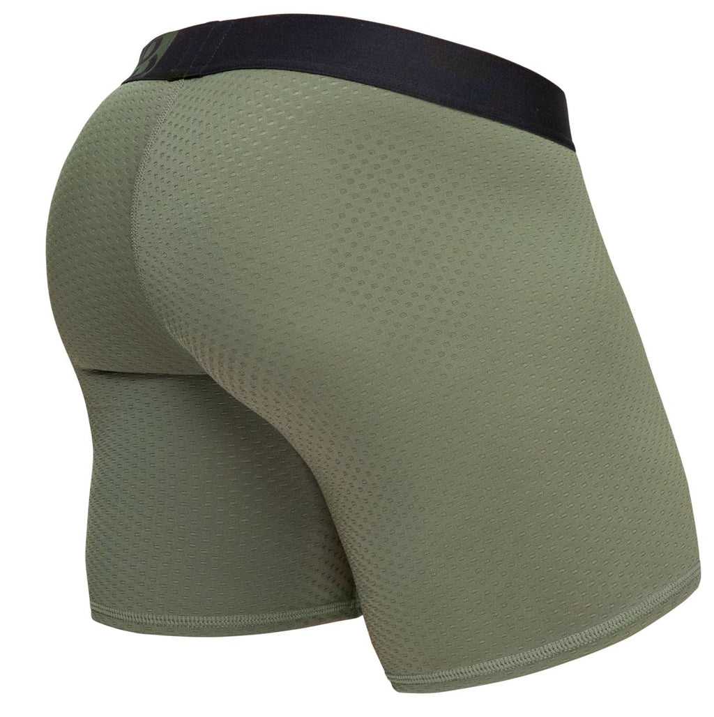 ErgoWear EW1788 MAX FLOW Boxer Briefs Color Dark Green - DealByEthan.gay loves ErgoWear