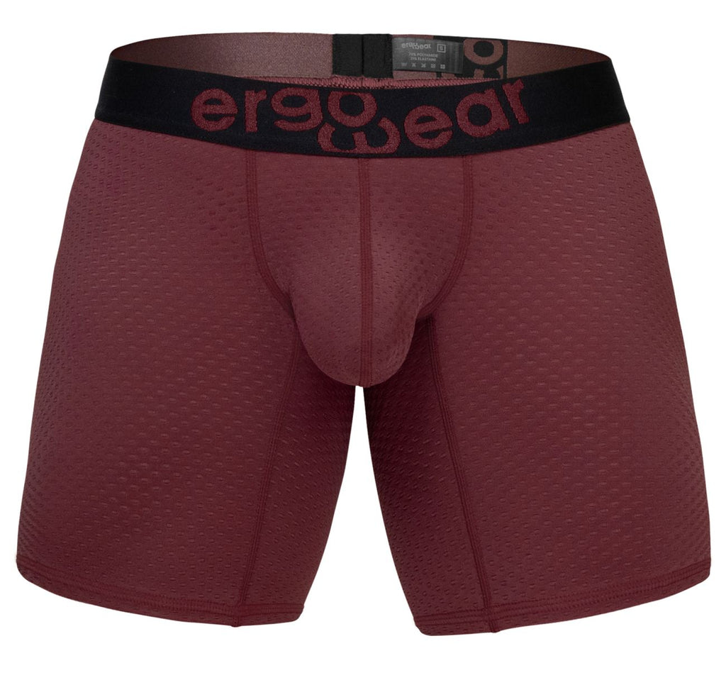 ErgoWear EW1796 MAX FLOW Boxer Briefs Color Burgundy - DealByEthan.gay loves ErgoWear