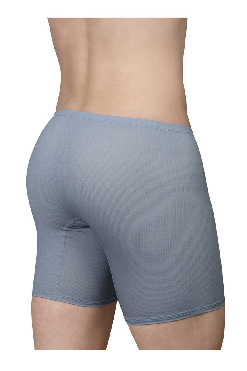 Ergowear ew1808 x4d se stone blue men’s boxer briefs with gray textured smooth form-fitting design