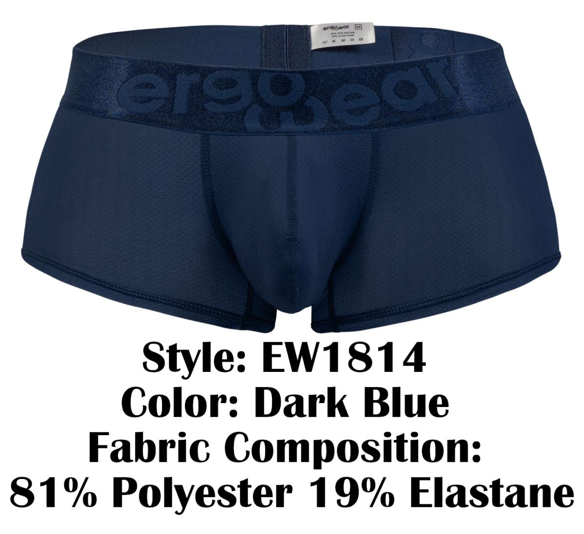 ErgoWear EW1814 MAX BOLD SE Trunks Color Dark Blue - DealByEthan.gay loves ErgoWear