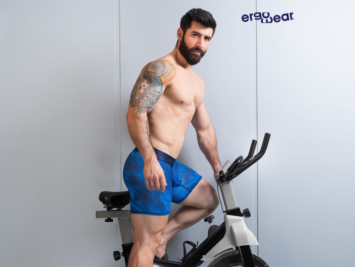 ErgoWear EW1819 MAX BOLD SE Boxer Briefs Color Mid Blue - DealByEthan.gay loves ErgoWear
