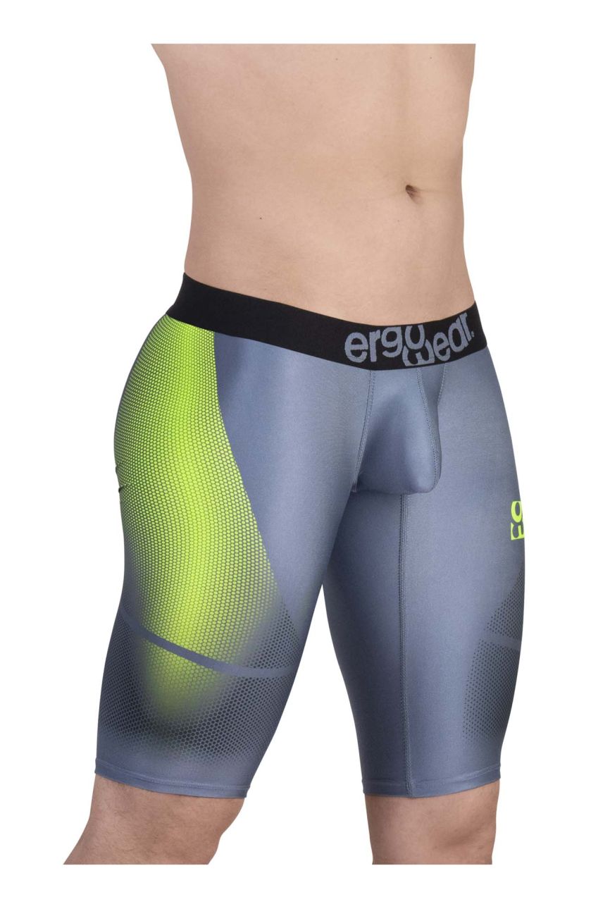 ErgoWear EW1603 MAX SE Athletic Shorts Color Gray-Green