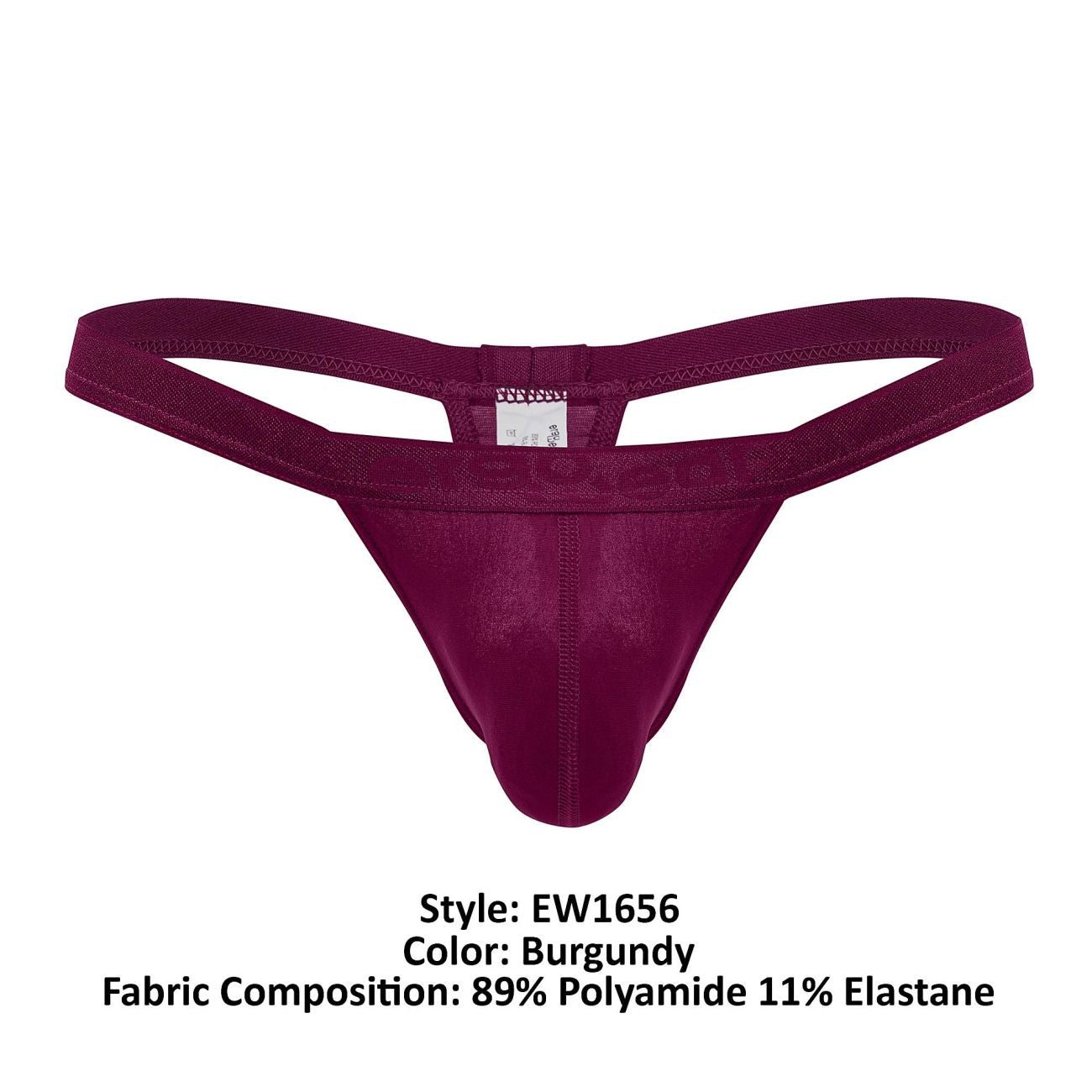 Tanga ErgoWear EW1656 SLK Color Burdeos