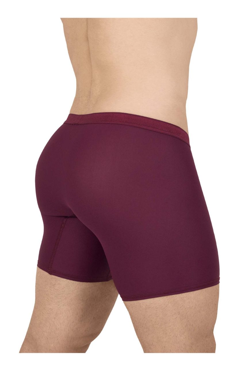 Calzoncillos tipo bóxer ErgoWear EW1659 SLK color burdeos