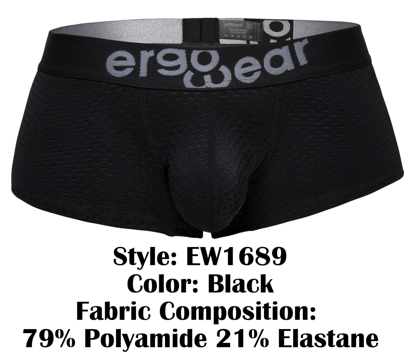 Bañador ErgoWear EW1689 MAX FLOW Color Negro