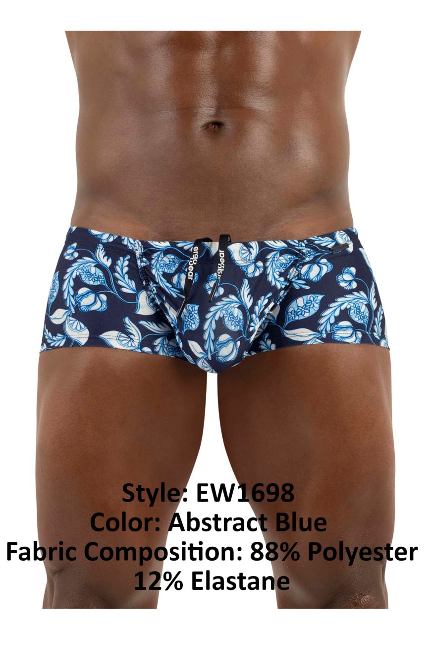 Bañador ErgoWear EW1698 FEEL SW Color Azul Abstracto