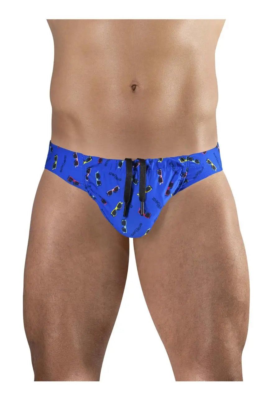 ErgoWear Herren Active- und Bademode EW1764 FEEL SW Swim Briefs Farbe Blau-Sonnenbrille