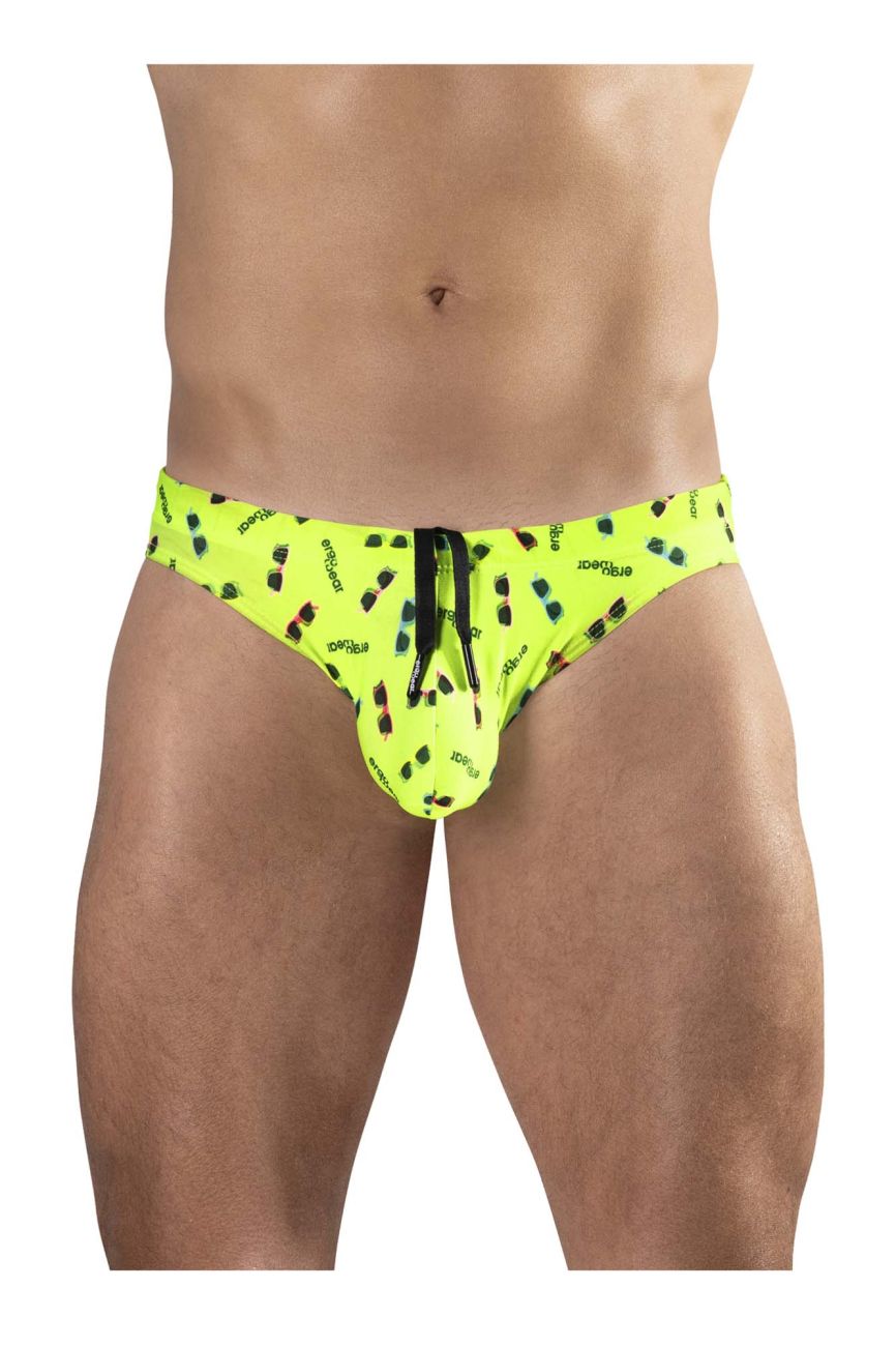 ErgoWear EW1765 X4D SW Swim Briefs Color Bright Yellow