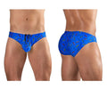 ErgoWear Men's active and swimwear EW1767 X4D SW Swim Briefs Color Blue-Sunglasses