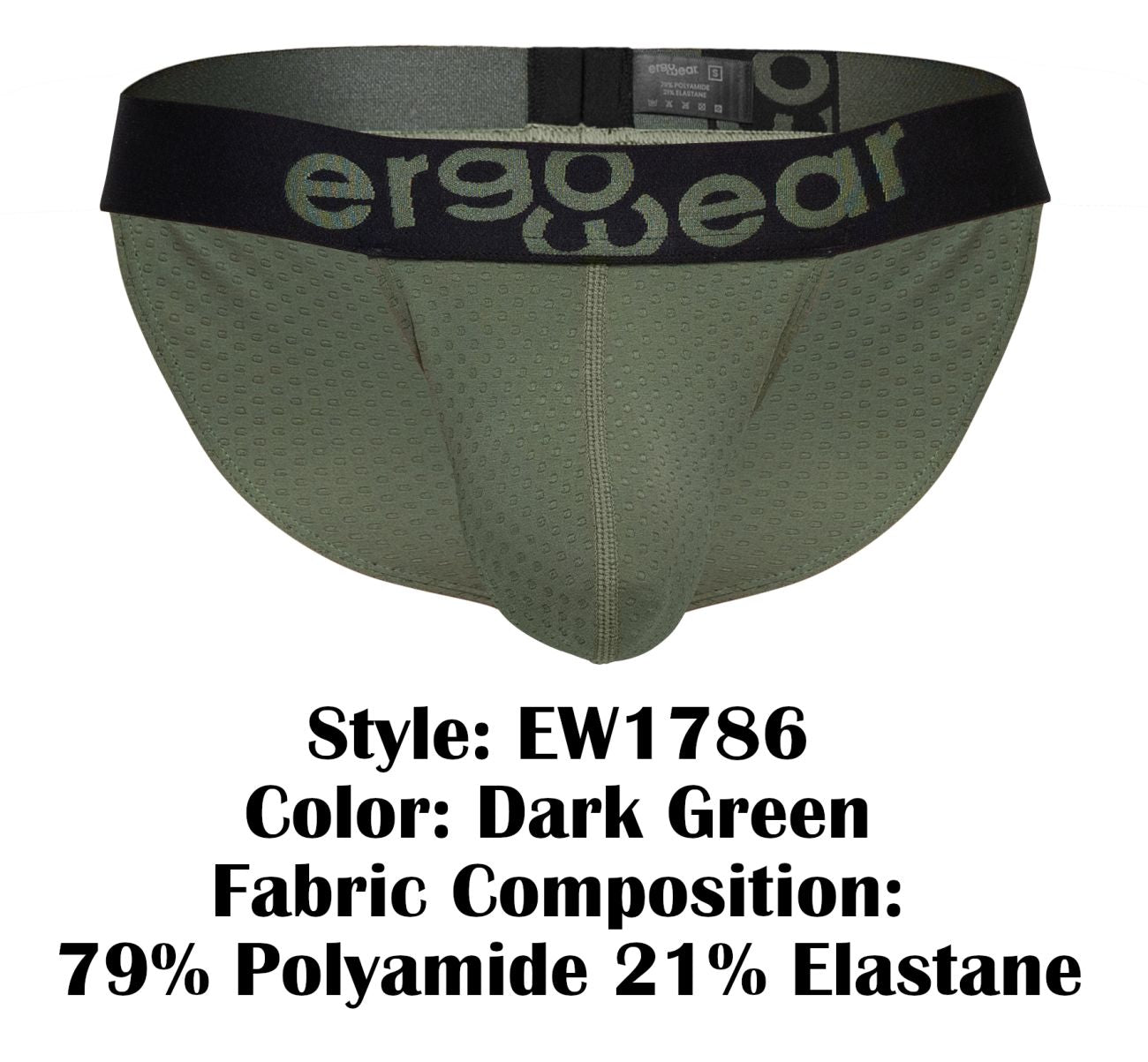 ErgoWear EW1786 MAX FLOW Bikini Color Dark Green