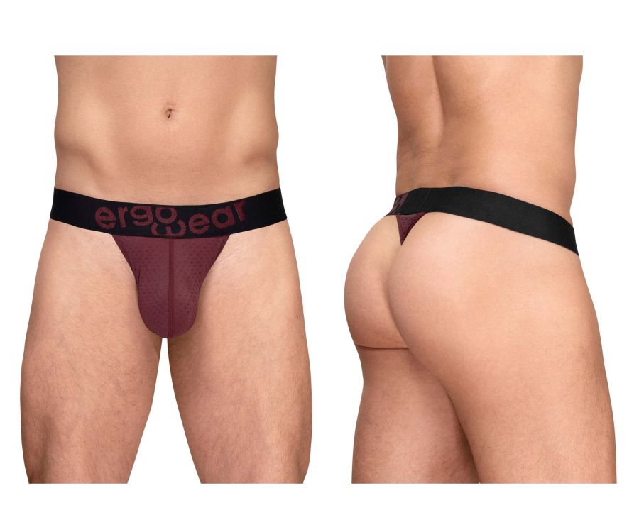 ErgoWear EW1793 MAX FLOW G-String Color Burgundy