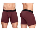 Ropa interior para hombre ErgoWear EW1796 MAX FLOW Bóxers ajustados Color Borgoña
