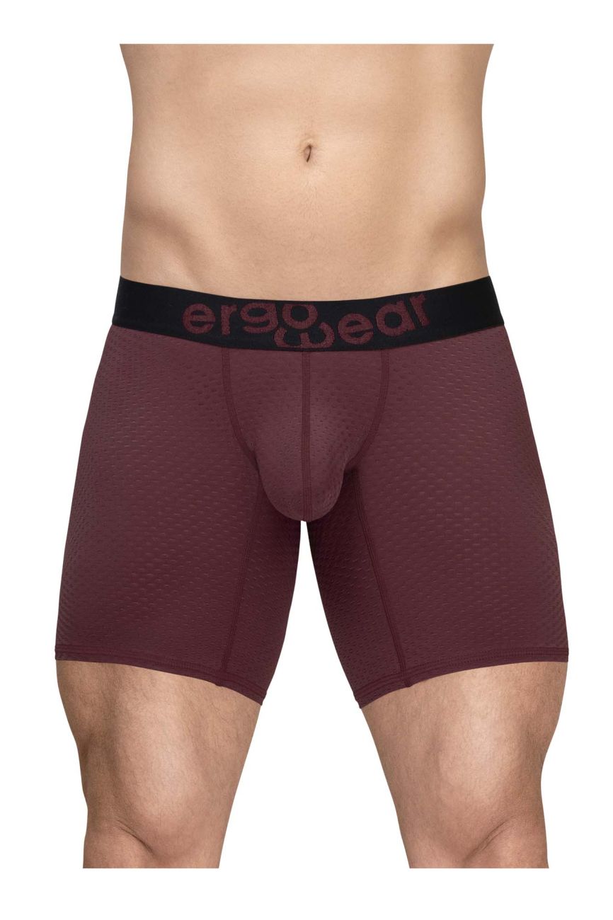 ErgoWear EW1796 MAX FLOW Boxershorts, Farbe Burgunderrot