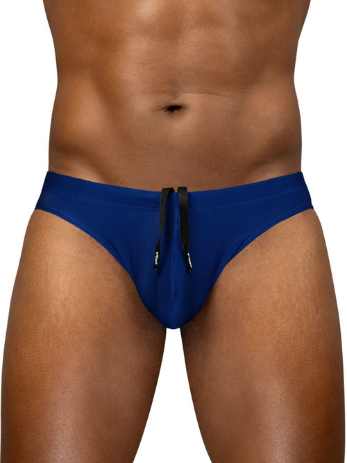 Royal blue ergoWear ew1832 x4d sw swim thongs with black drawstrings ideal for beach and pool use