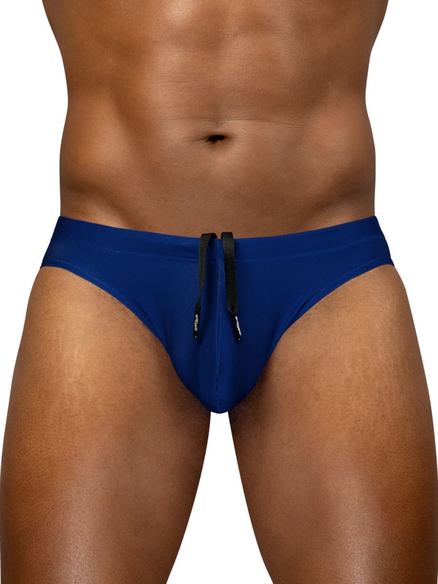 Royal blue ergoWear ew1833 x4d SW swim bikini with black drawstrings designed for comfortable beachwear