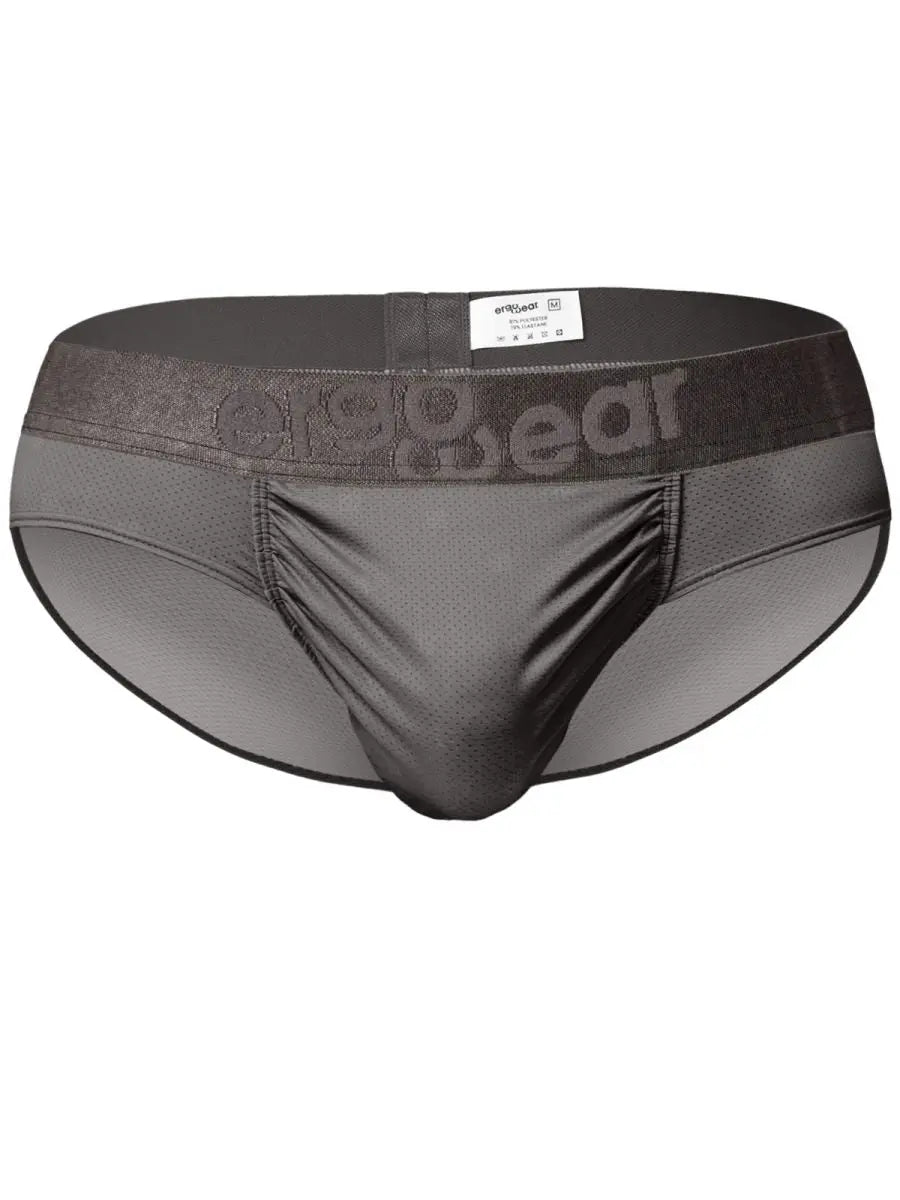 ErgoWear EW1842 Men's Underwear FEEL SE Briefs for Ergonomic Comfort Color Dark Gray
