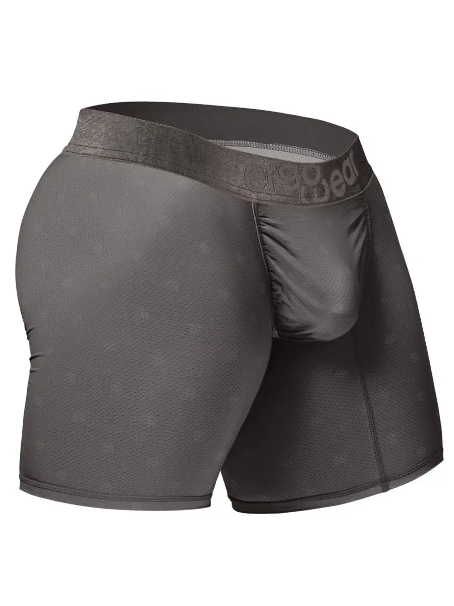 ErgoWear EW1844 Men's Underwear FEEL SE Boxer Briefs for Superior Support Color Dark Gray