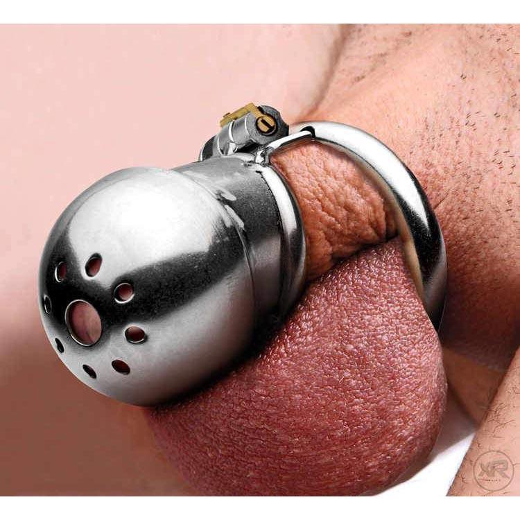 Jaula de confinamiento de acero inoxidable con cerradura Exile Deluxe