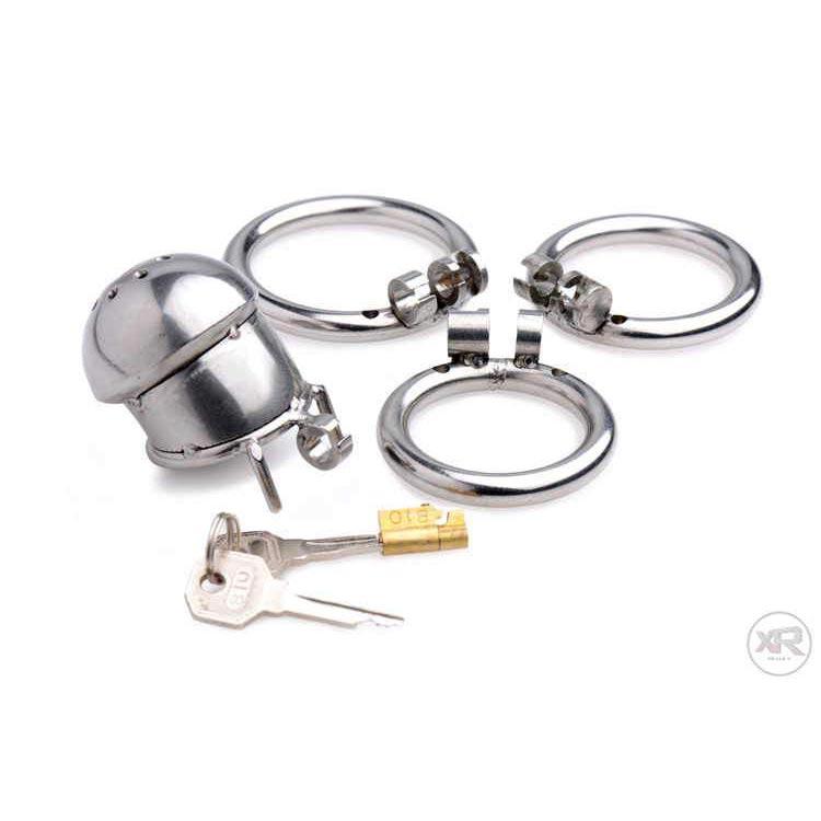 Jaula de confinamiento de acero inoxidable con cerradura Exile Deluxe