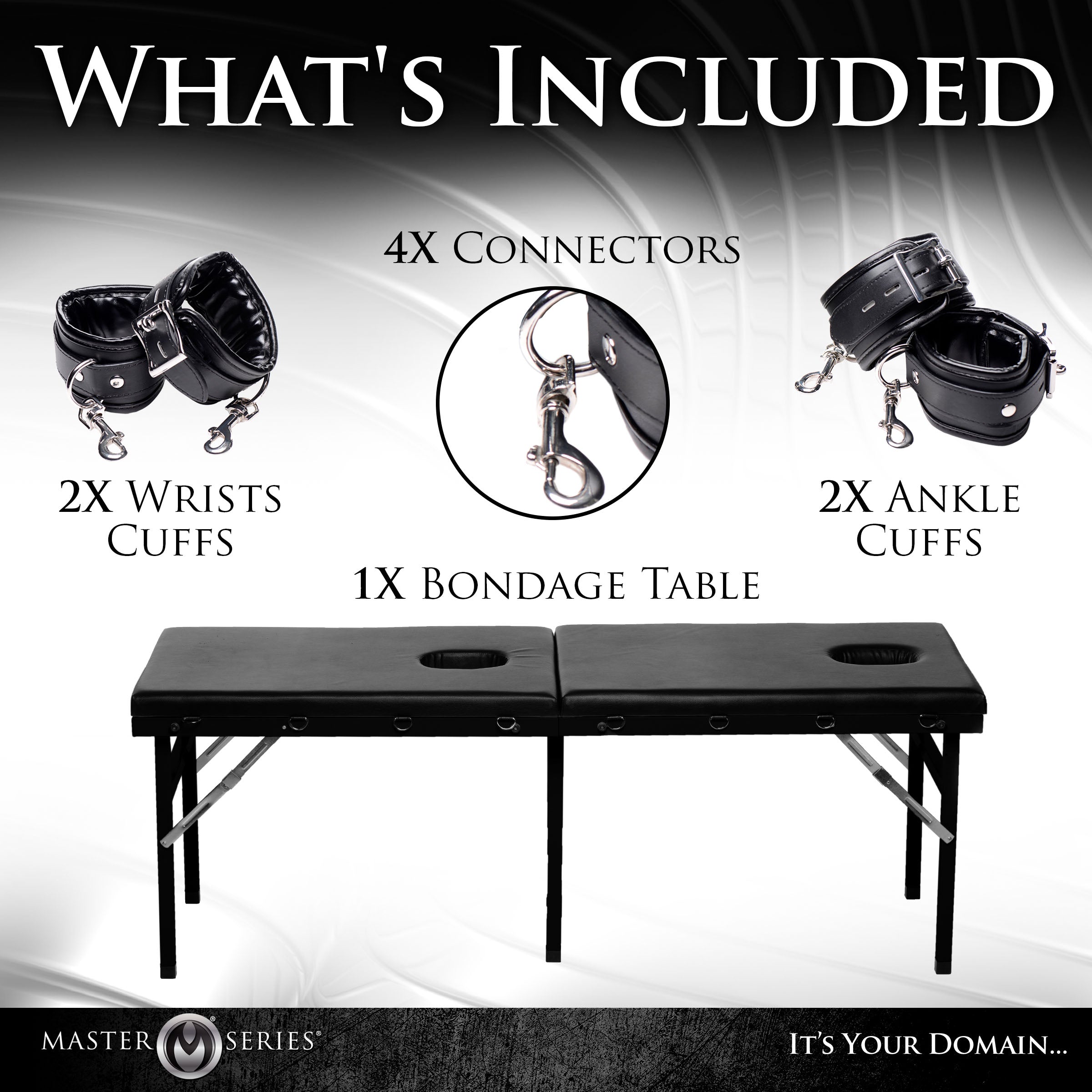 Mesa de bondage extremo y ordeño