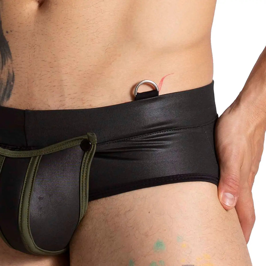 F Fetish Green Brief by Gigo Underwear - F Fetish Green Brief | Mens underwear by GIGO Underwear