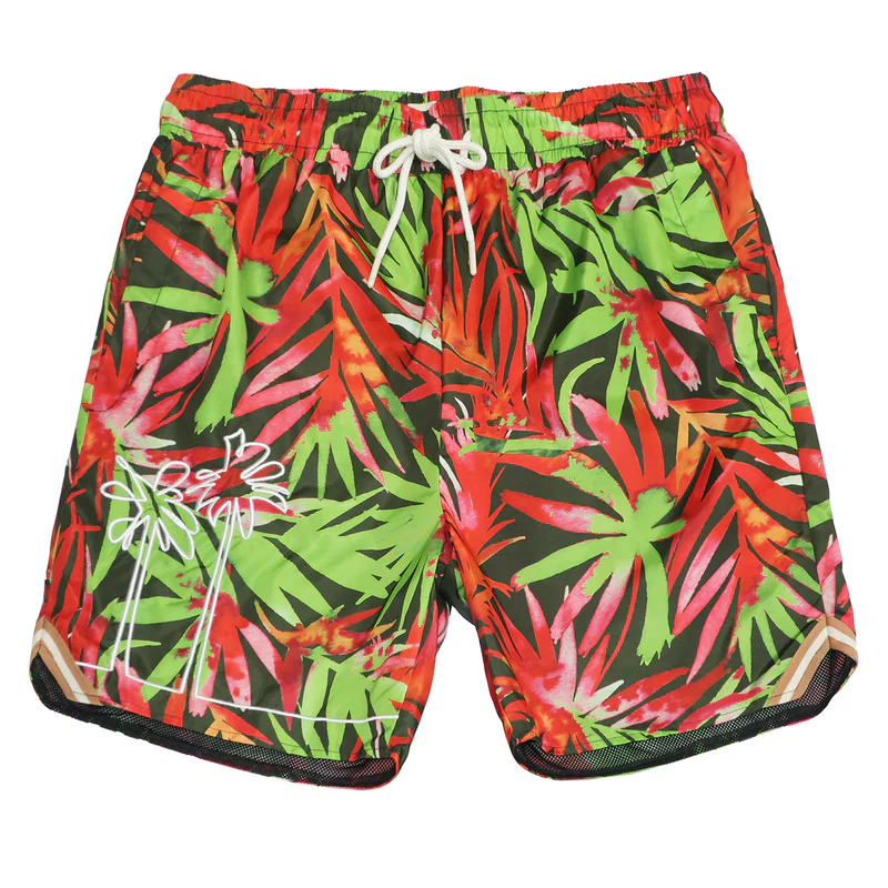 ORIGINAL FABLES SWIM SHORTS - PALM FOREST GREEN