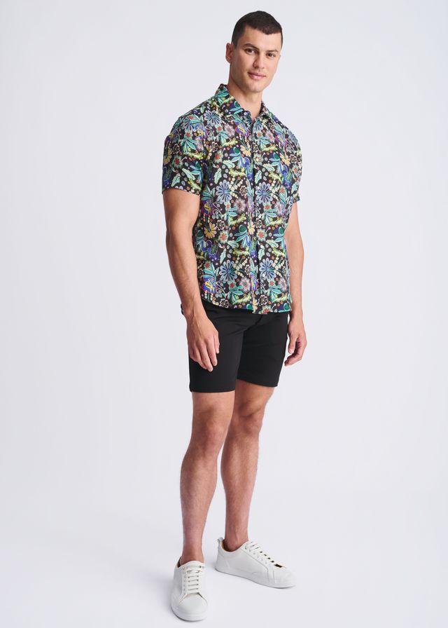 FLORAL LIGHTWEIGHT LINEN TENCEL S/S SHIRT - DealByEthan.gay loves POSTMARC