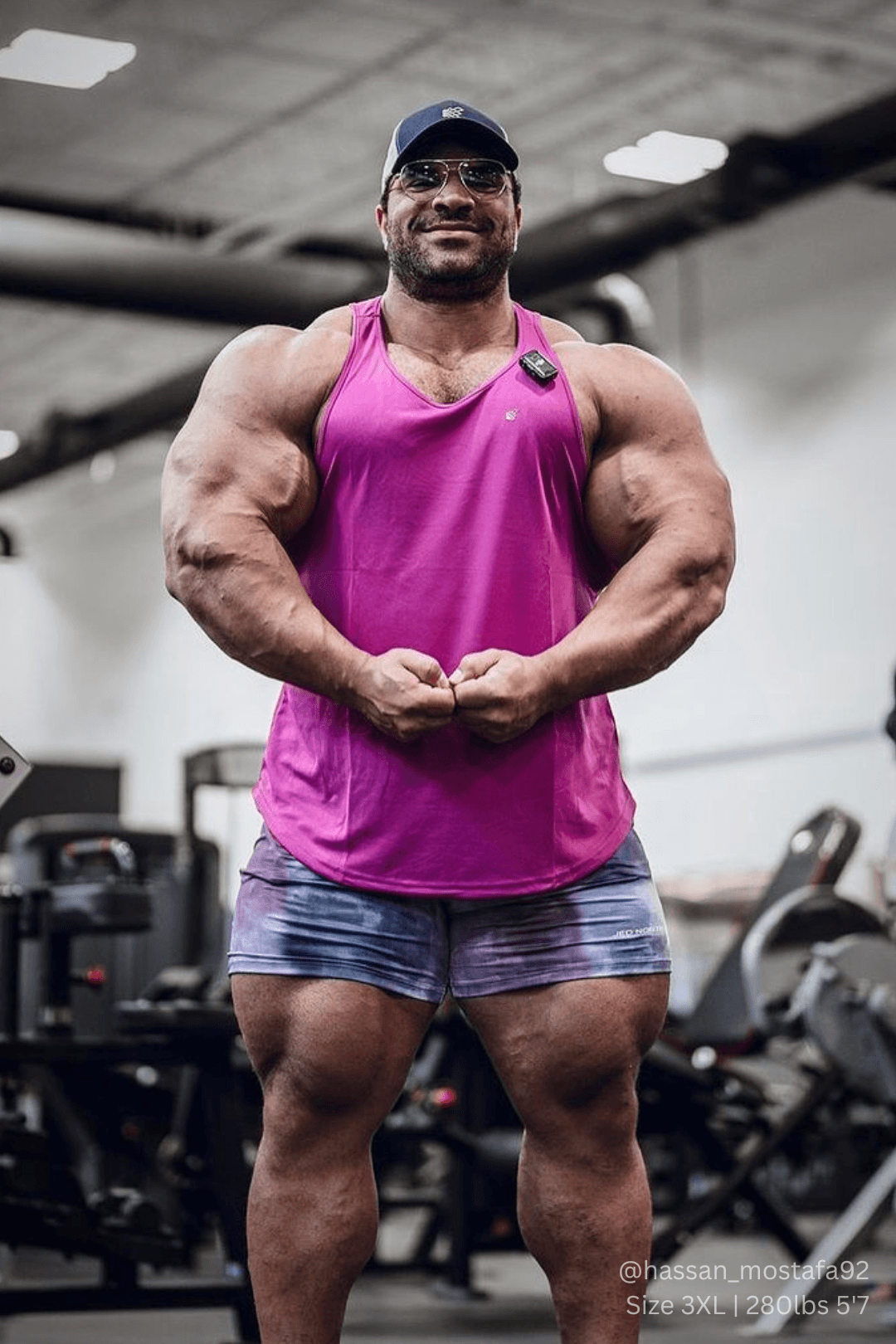 Fast-Dry Bodybuilding Workout Stringer - Magenta - DealByEthan.gay loves Jed North