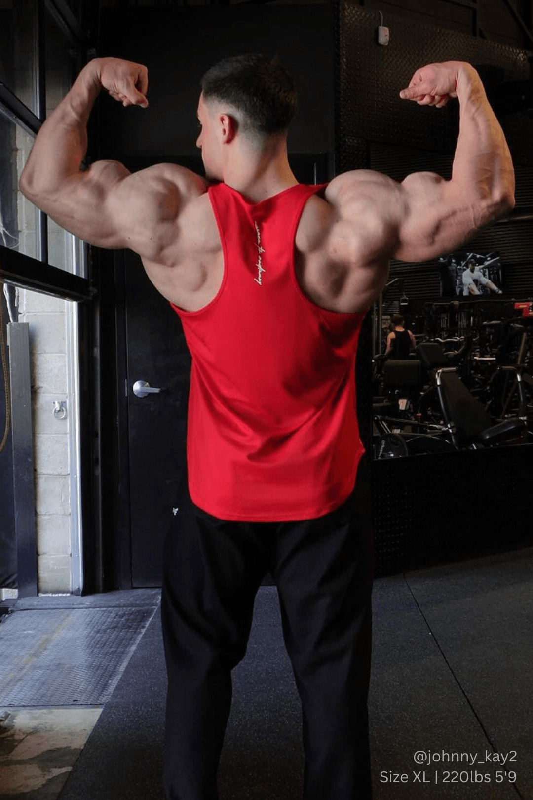 Fast-Dry Bodybuilding Workout Stringer - Red - DealByEthan.gay loves Jed North