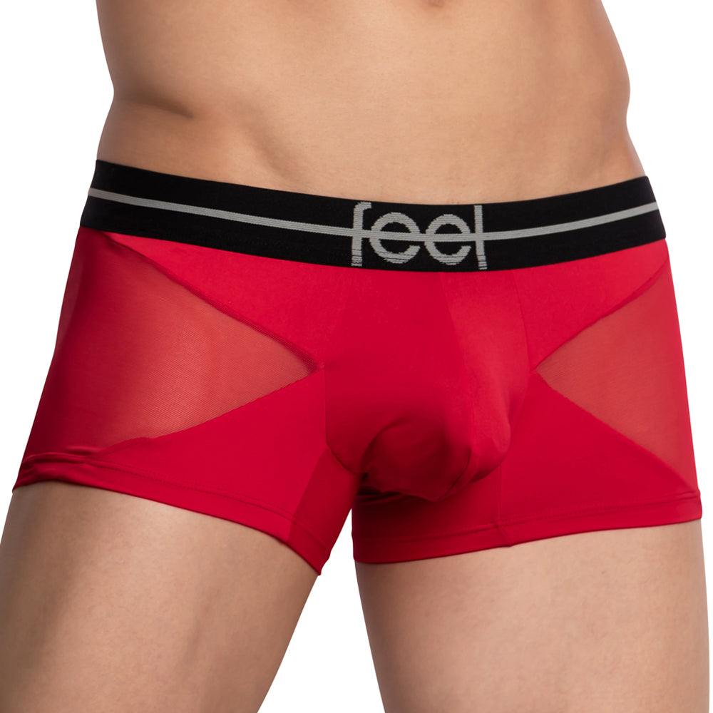 Feel FEG028 Lustrous Sports Boxer Trunk - DealByEthan.gay loves Feel
