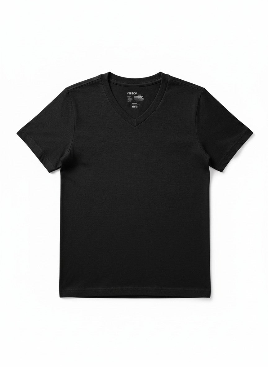 Vertical Sport Men's Slub Textured V-Neck Tee