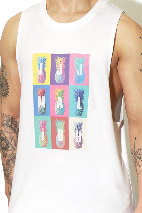 Bad Boy Tank Top - Pineapple Pop Art