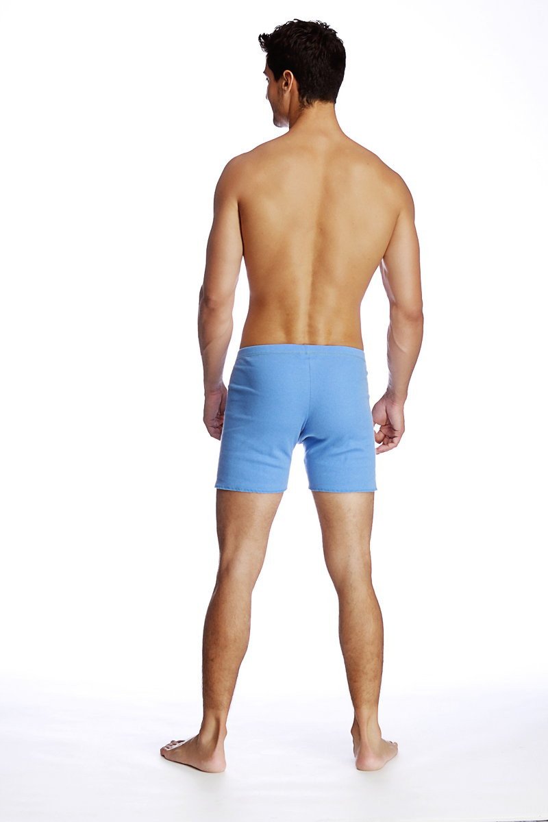 Light blue cotton fusion yoga shorts ice designed for comfort and flexibility during workouts
