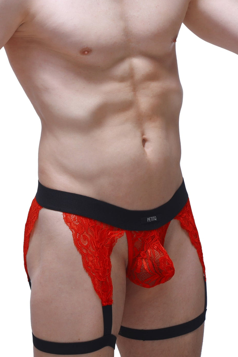 G-string Lurris Lace Red - DealByEthan.gay loves PetitQ