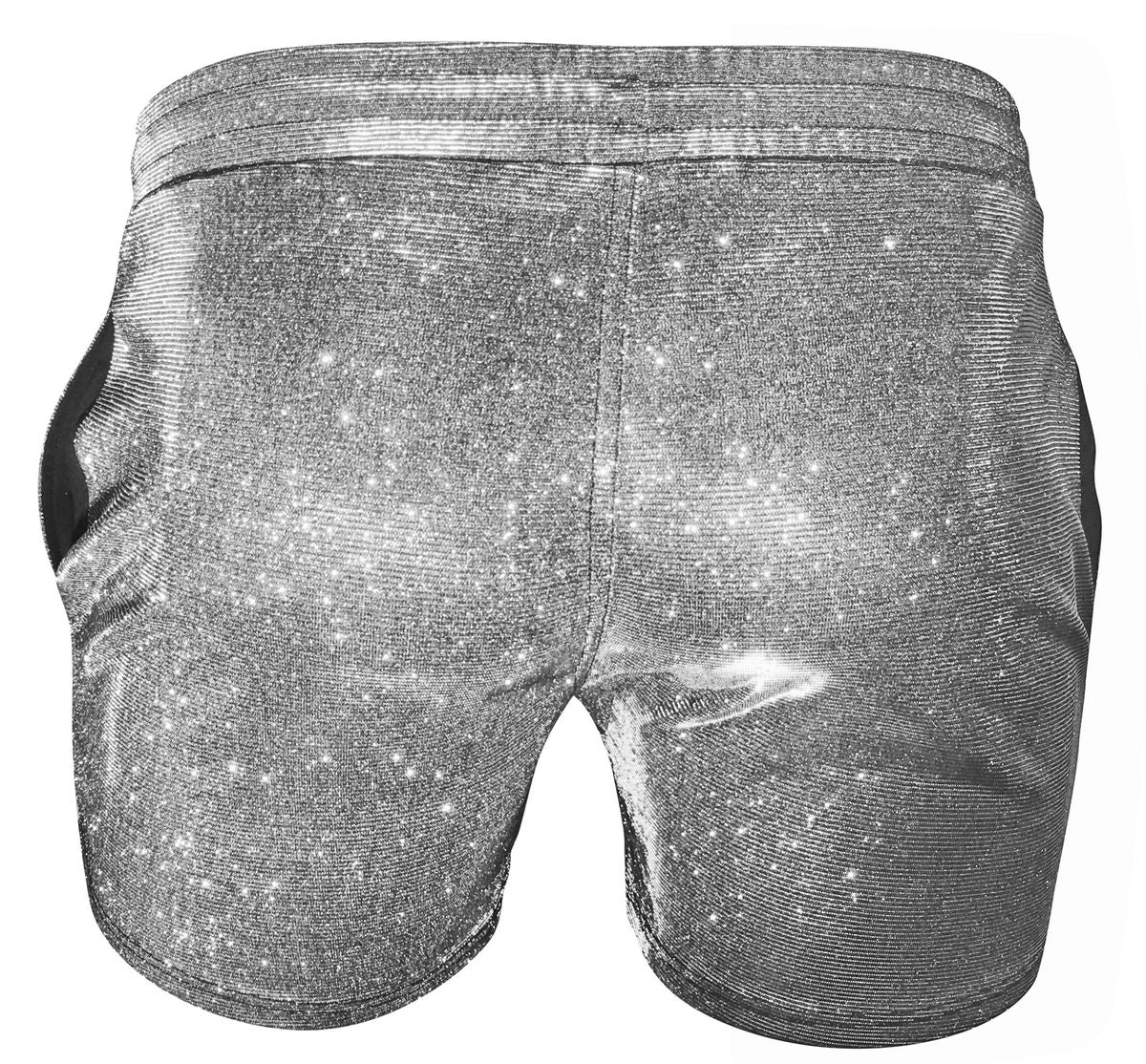 Glitzernde Booty Shorts