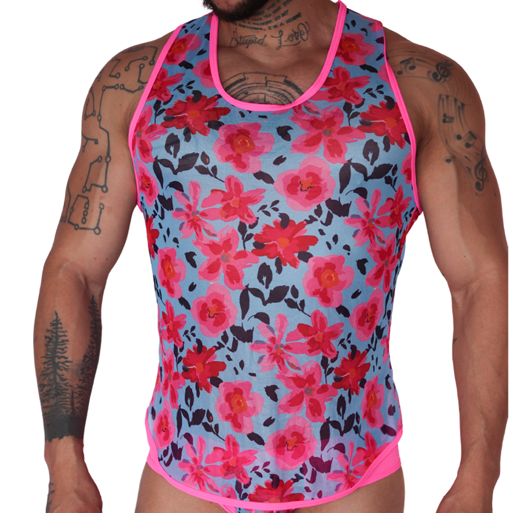 Garden Fuchsia Tank by Gigo Underwear