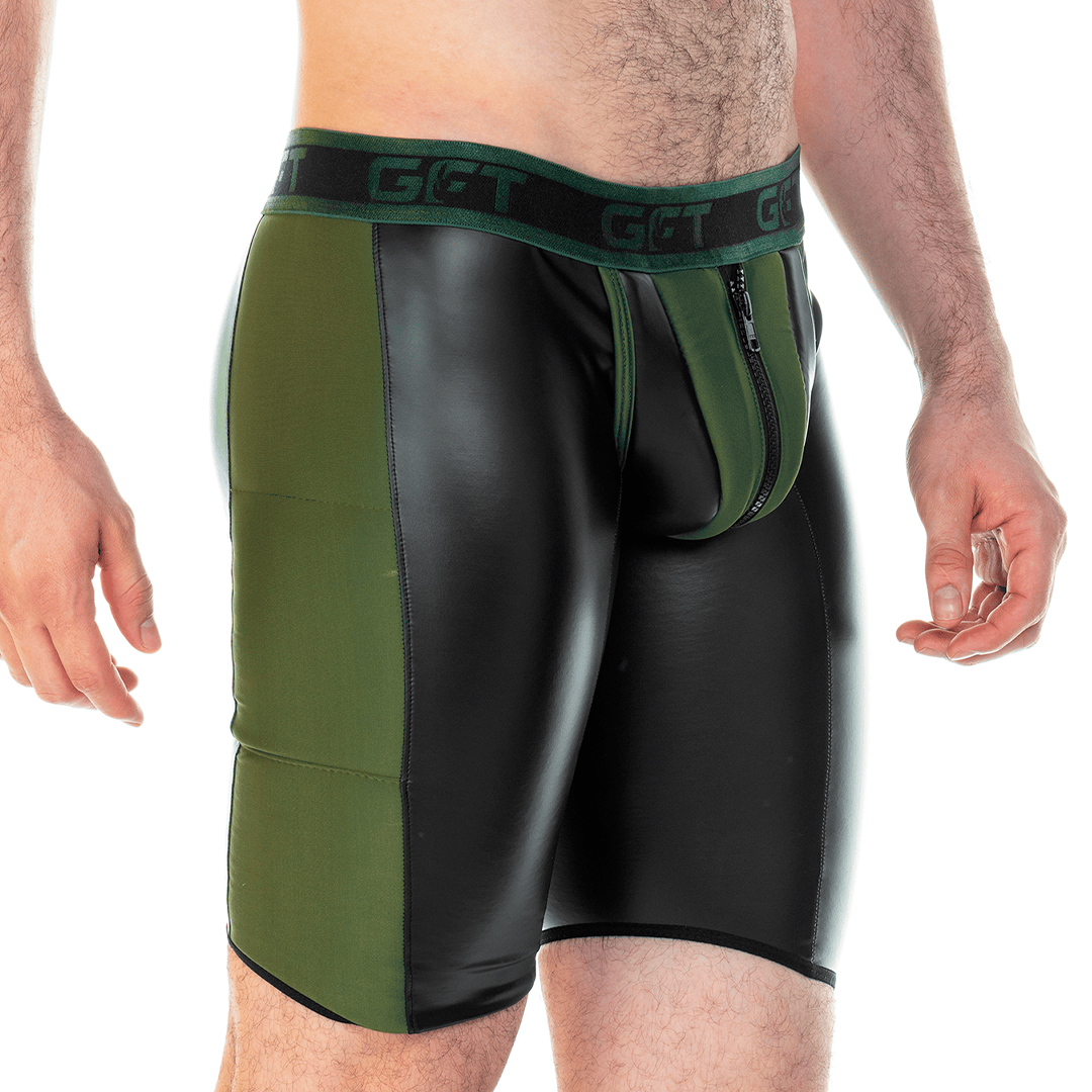 Gigo 2 Fetiche Green Zipper Trunk Long - DealByEthan.gay loves Gigo Underwear