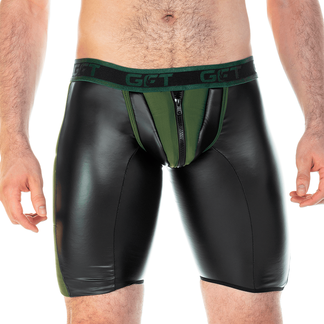 Gigo 2 Fetiche Green Zipper Trunk Long - DealByEthan.gay loves Gigo Underwear