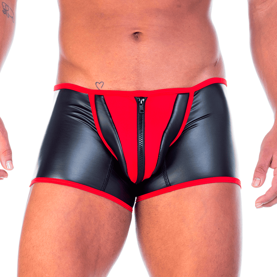 Gigo 2 Fetiche Red Zipper Trunk - DealByEthan.gay loves Gigo Underwear