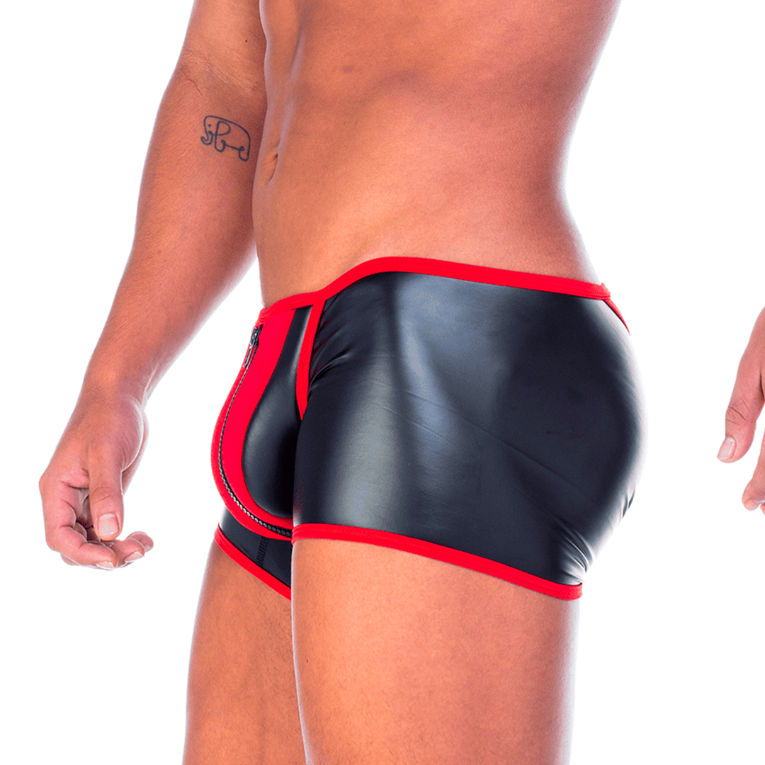 Gigo 2 Fetiche Red Zipper Trunk - DealByEthan.gay loves Gigo Underwear