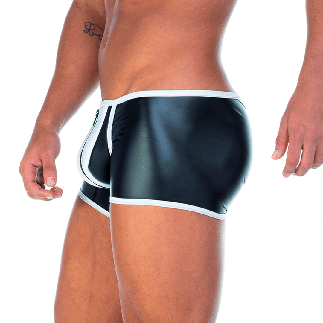 Gigo 2 Fetiche White Zipper Trunk - DealByEthan.gay loves Gigo Underwear