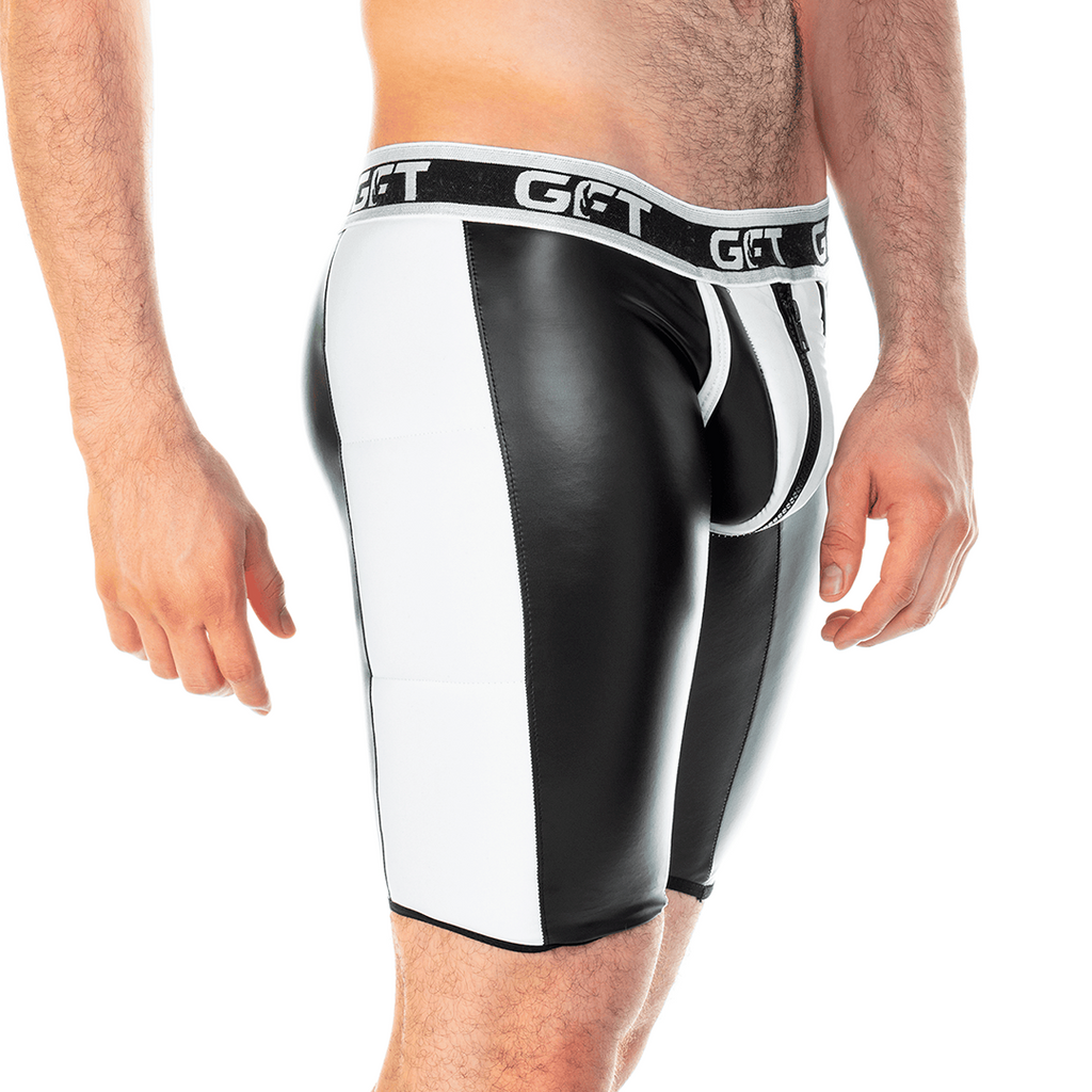 Gigo 2 Fetiche White Zipper Trunk Long - DealByEthan.gay loves Gigo Underwear