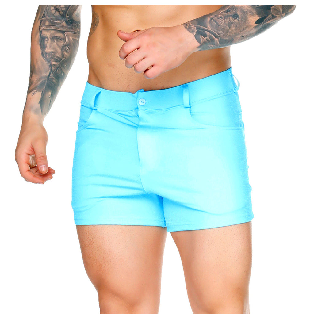 AFRICAN BLUE SEXYSHORT - Sexy Short in blue lace for men