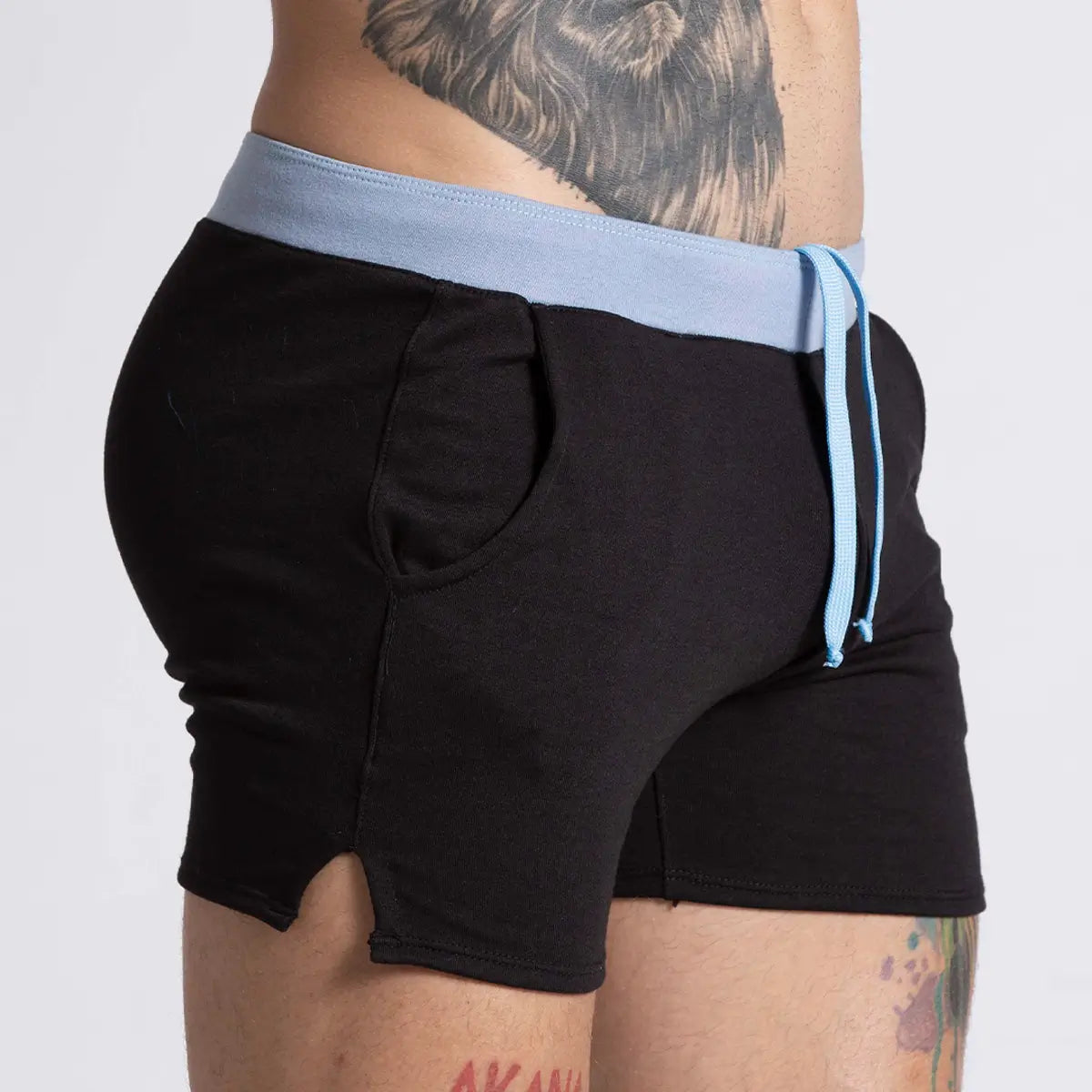 Gigo Alfa Black Blue Short - DealByEthan.gay loves Gigo Underwear