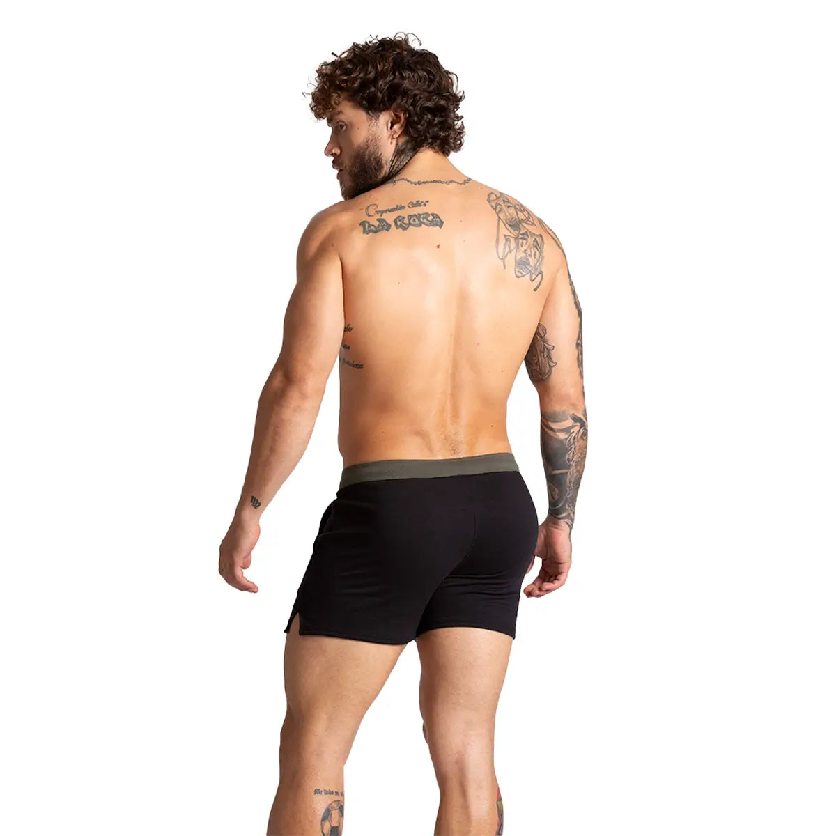 Gigo Alfa Black Green Short - DealByEthan.gay loves Gigo Underwear