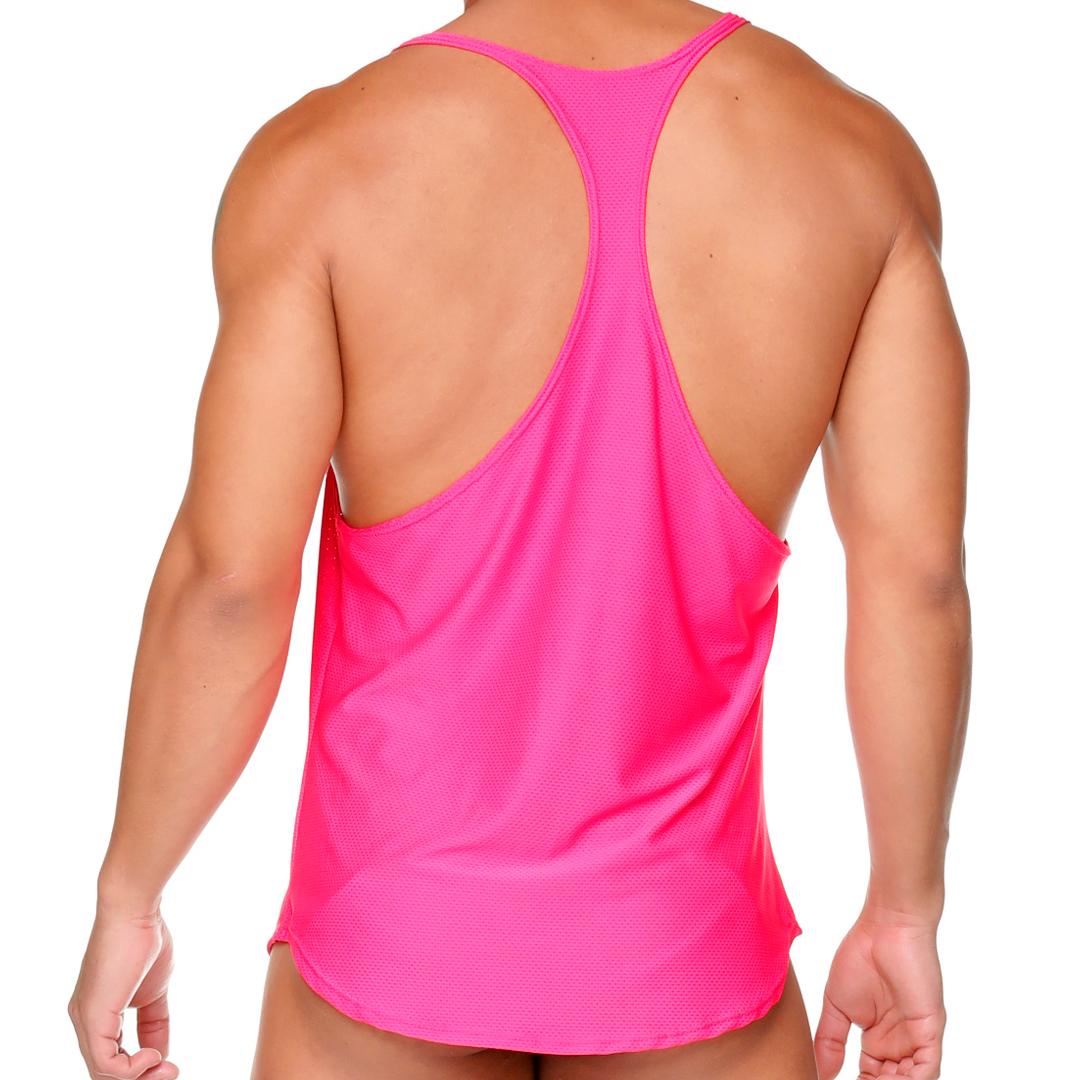 ARAB FUCSHIA TANK - Sexy fuchsia t-shirt for men, sleeveless t-shirt