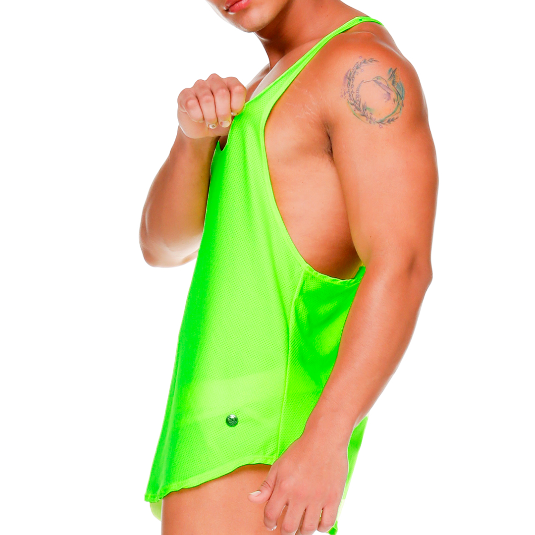 ARAB YELLOW TANK - Sexy yellow t-shirt for men, sleeveless t-shirt