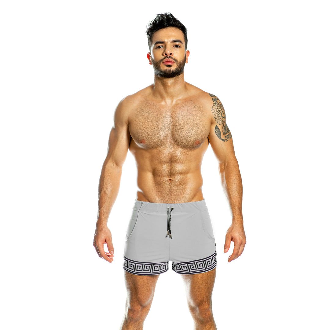 Gigo Arabesque Gray Beachwear - DealByEthan.gay loves Gigo Underwear