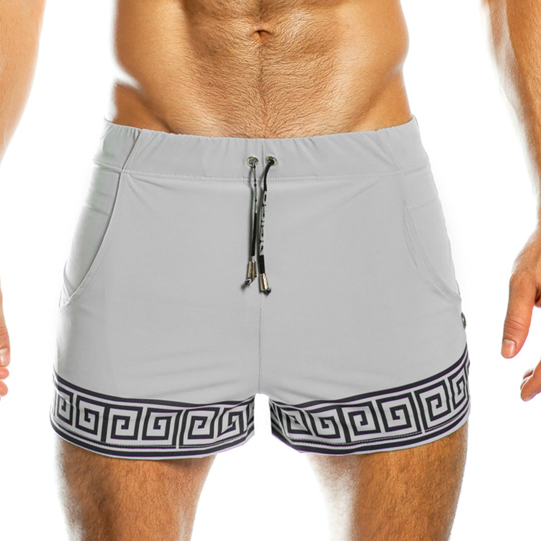 Gigo Arabesque Gray Beachwear - DealByEthan.gay loves Gigo Underwear